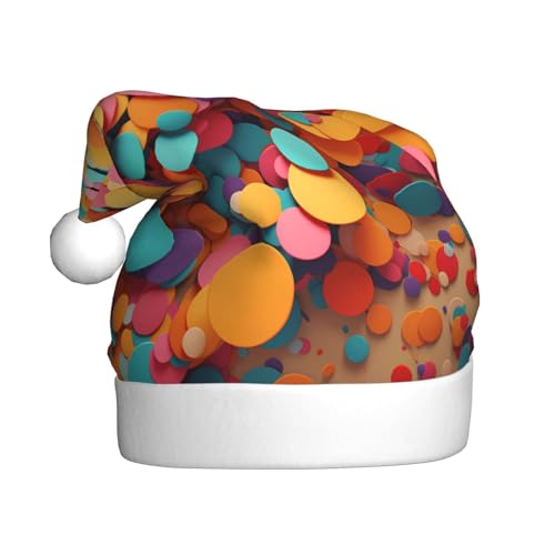 WZYWHJ Weihnachtsmütze für Erwachsene – Ornament-Stirnband für Feiertage, Partys und Kostümveranstaltungen, Farbkartenproduktion, Muster WZYWHJ Weihnachtsmütze für Erwachsene – Ornament-Stirnband für Feiertage, Partys und Kostümveranstaltungen, Farbkartenproduktion, Muster von WZYWHJ