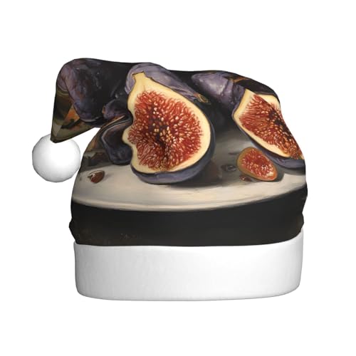 WZYWHJ Weihnachtsmütze für Erwachsene – Ornament-Stirnband für Feiertage, Partys und Kostümveranstaltungen, Feigenmuster WZYWHJ Weihnachtsmütze für Erwachsene – Ornament-Stirnband für Feiertage, Partys und Kostümveranstaltungen, Feigenmuster von WZYWHJ