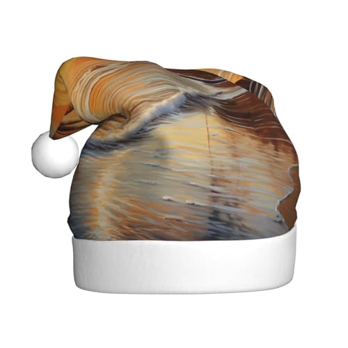 WZYWHJ Weihnachtsmütze für Erwachsene – Ornament-Stirnband für Feiertage, Partys und Kostümveranstaltungen, Kokosnussbäume am See WZYWHJ Weihnachtsmütze für Erwachsene – Ornament-Stirnband für Feiertage, Partys und Kostümveranstaltungen, Kokosnussbäume am See von WZYWHJ