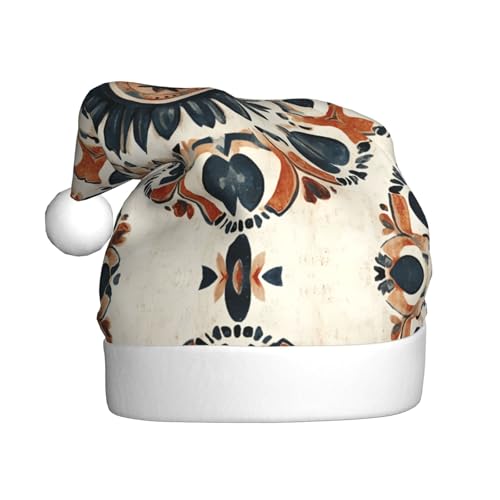 WZYWHJ Weihnachtsmütze für Erwachsene – Ornament-Stirnband für Feiertage, Partys und Kostümveranstaltungen, Stechapfel-Blumenmuster WZYWHJ Weihnachtsmütze für Erwachsene – Ornament-Stirnband für Feiertage, Partys und Kostümveranstaltungen, Stechapfel-Blumenmuster von WZYWHJ