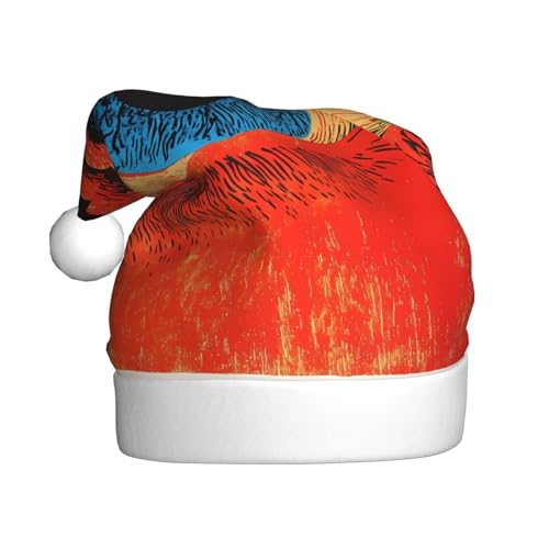 WZYWHJ Weihnachtsmütze für Erwachsene – Ornament-Stirnband für Feiertage, Partys und Kostümveranstaltungen, abstraktes Augenmuster von WZYWHJ