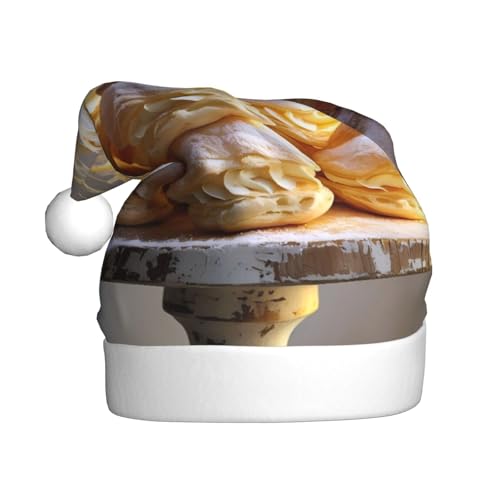 WZYWHJ Weihnachtsmütze für Erwachsene – Ornament-Stirnband für Feiertage, Partys und Kostümveranstaltungen, cremefarbenes Puff-Muster WZYWHJ Weihnachtsmütze für Erwachsene – Ornament-Stirnband für Feiertage, Partys und Kostümveranstaltungen, cremefarbenes Puff-Muster von WZYWHJ