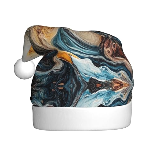 WZYWHJ Weihnachtsmütze für Erwachsene – Ornament-Stirnband für Feiertage, Partys und Kostümveranstaltungen, flüssiges Skulptur-Muster WZYWHJ Weihnachtsmütze für Erwachsene – Ornament-Stirnband für Feiertage, Partys und Kostümveranstaltungen, flüssiges Skulptur-Muster von WZYWHJ