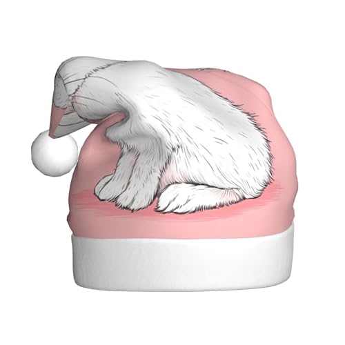 WZYWHJ Weihnachtsmütze für Erwachsene – Ornament-Stirnband für Feiertage, Partys und Kostümveranstaltungen, niedliches Hasenmuster WZYWHJ Weihnachtsmütze für Erwachsene – Ornament-Stirnband für Feiertage, Partys und Kostümveranstaltungen, niedliches Hasenmuster von WZYWHJ