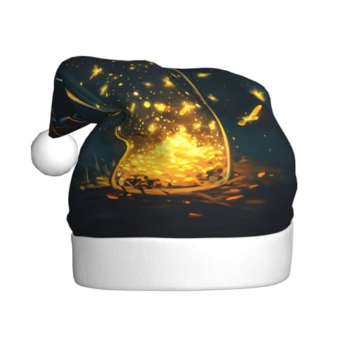 WZYWHJ Weihnachtsmütze für Erwachsene – Ornament-Stirnband für Feiertage, Partys und Kostümveranstaltungen, schönes Glühwürmchen-Muster WZYWHJ Weihnachtsmütze für Erwachsene – Ornament-Stirnband für Feiertage, Partys und Kostümveranstaltungen, schönes Glühwürmchen-Muster von WZYWHJ