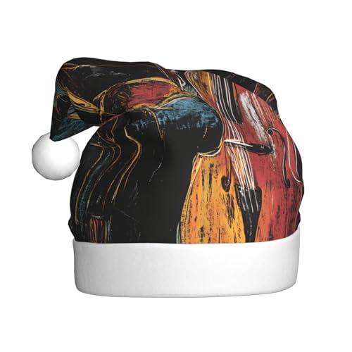 WZYWHJ Weihnachtsmütze für Erwachsene – Ornament-Stirnband für Feiertage, Partys und Kostümveranstaltungen, schönes Jazz-Muster WZYWHJ Weihnachtsmütze für Erwachsene – Ornament-Stirnband für Feiertage, Partys und Kostümveranstaltungen, schönes Jazz-Muster von WZYWHJ