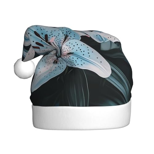 WZYWHJ Weihnachtsmütze für Erwachsene – Ornament-Stirnband für Feiertage, Partys und Kostümveranstaltungen, schönes Lilienmuster WZYWHJ Weihnachtsmütze für Erwachsene – Ornament-Stirnband für Feiertage, Partys und Kostümveranstaltungen, schönes Lilienmuster von WZYWHJ
