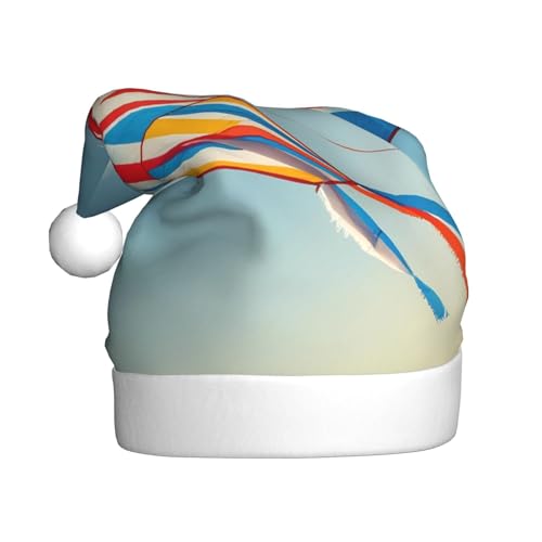 WZYWHJ Weihnachtsmütze für Erwachsene – Ornament-Stirnband für Feiertagspartys und Kostümveranstaltungen, Flaggen-Drachenmuster WZYWHJ Weihnachtsmütze für Erwachsene – Ornament-Stirnband für Feiertagspartys und Kostümveranstaltungen, Flaggen-Drachenmuster von WZYWHJ