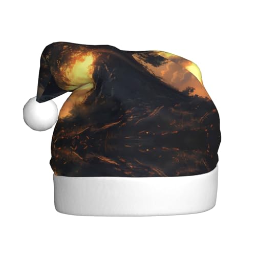 WZYWHJ Weihnachtsmütze für Erwachsene – Ornament-Stirnband für Feiertagspartys und Kostümveranstaltungen, riesiger Baum bei Dämmerung WZYWHJ Weihnachtsmütze für Erwachsene – Ornament-Stirnband für Feiertagspartys und Kostümveranstaltungen, riesiger Baum bei Dämmerung von WZYWHJ