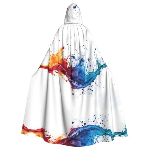WZYWHJ Wunderschöner Cosplay-Poncho mit Kapuze, für Damen und Herren, Halloween von WZYWHJ