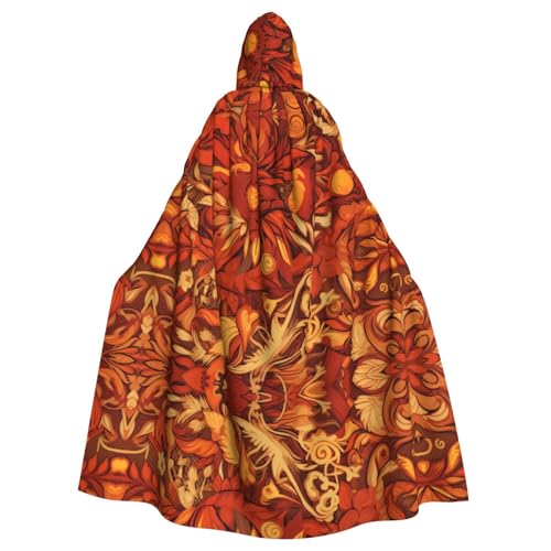 WZYWHJ Wunderschöner Cosplay-Poncho mit Sonnenblumen-Druck, für Damen und Herren, Halloween-Party von WZYWHJ