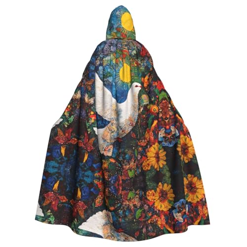 WZYWHJ Wunderschöner Cosplay-Poncho mit Taubenmuster, für Damen und Herren, Halloween-Party WZYWHJ Wunderschöner Cosplay-Poncho mit Taubenmuster, für Damen und Herren, Halloween-Party von WZYWHJ