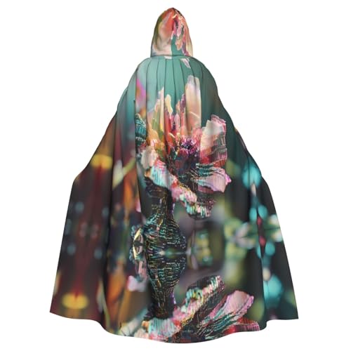 WZYWHJ pbosuysk Picture aldult Cosplay Poncho Hooded Cloak for men and women Halloween Party von WZYWHJ