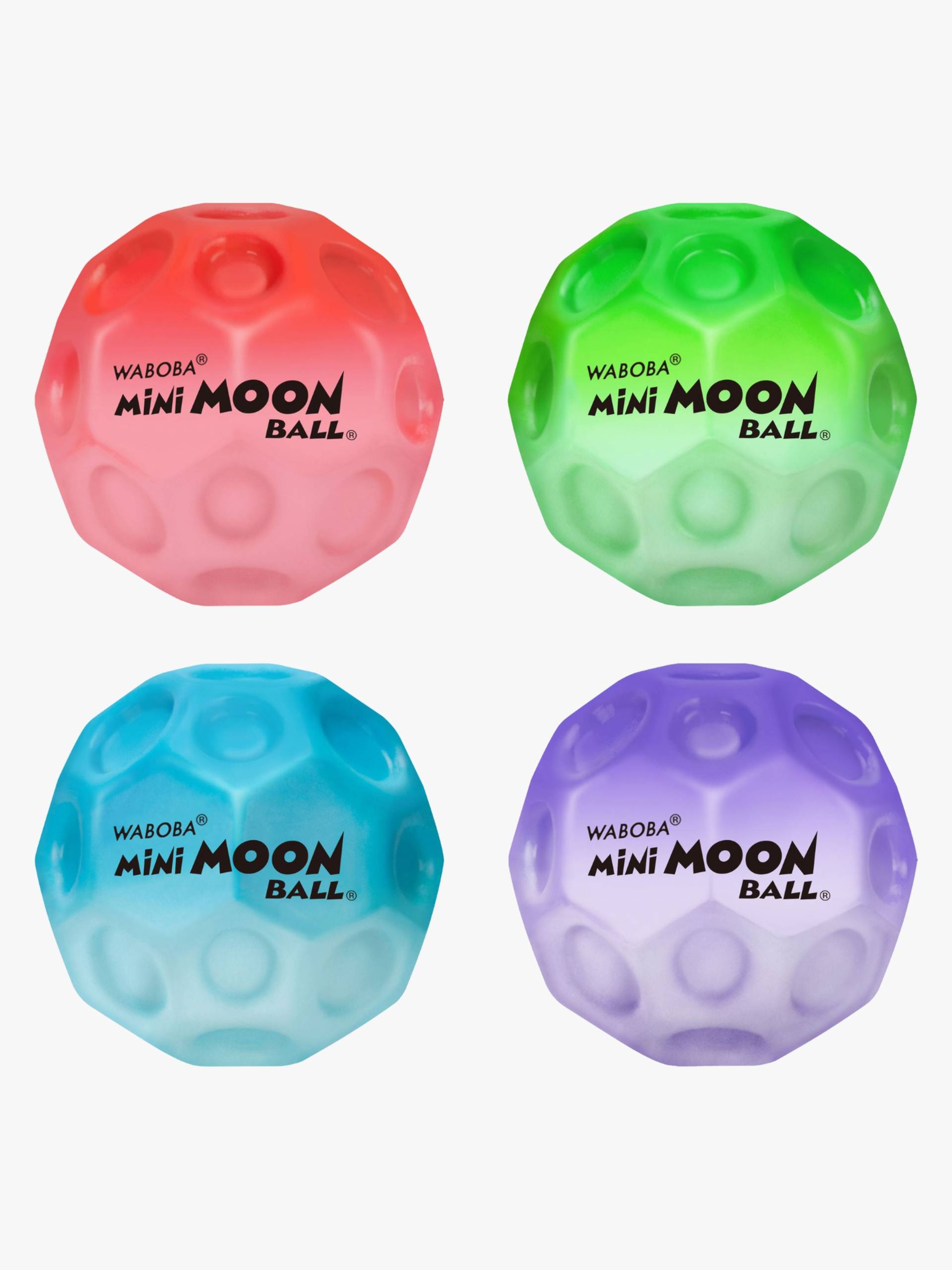 Waboba Mini Moon Flummi 1er-Pack Gemischte Auswahl von Waboba