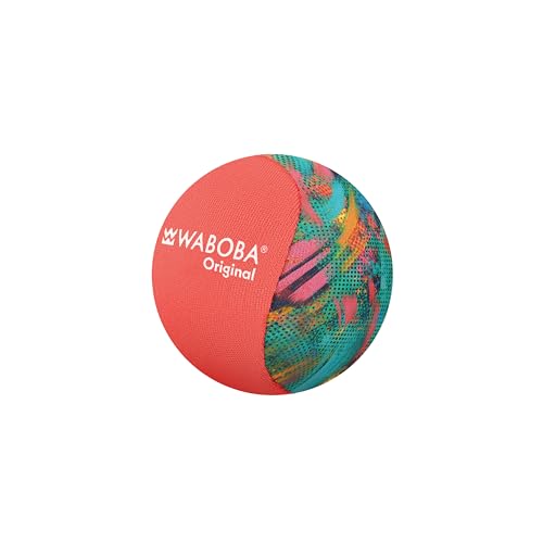 Waboba Wasser-Sprung-Ball – Der Originale Skip-Ball für Ozean, See & Pool – Hochleistungs-Wasser-Spielzeug für endlosen Sommer-Spaß – Robuster, weicher Gelkern für einfaches Springen – Neon Abstract von Waboba