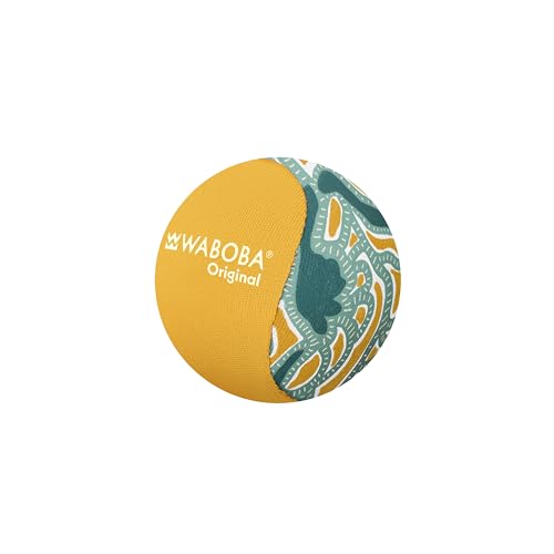 Waboba Wasser-Sprung-Ball – Der Originale Skip-Ball für Ozean, See & Pool – Hochleistungs-Wasser-Spielzeug für endlosen Sommer-Spaß – Robuster, weicher Gelkern für einfaches Springen – Teal Pebbles von Waboba
