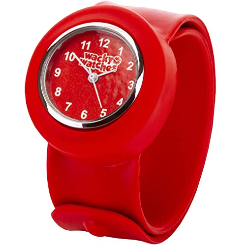 Popwatch Slapwatch Fast Fit Kinder Armbanduhr mit Silikonarmband, die Uhr lernen von Wacky Watches