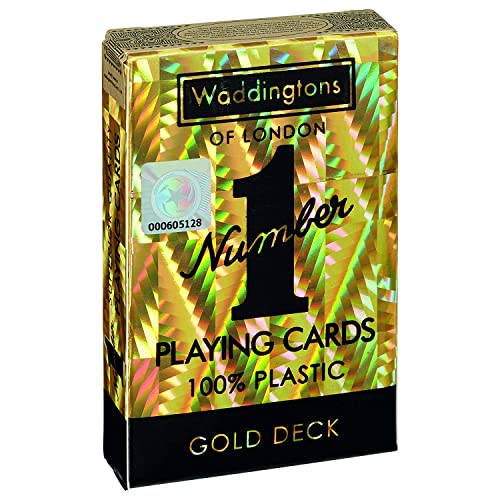 Winning Moves - Number 1 Spielkarten - Gold Deck - Kartenspiel gold - Alter 6+ - Deutsch von Winning Moves