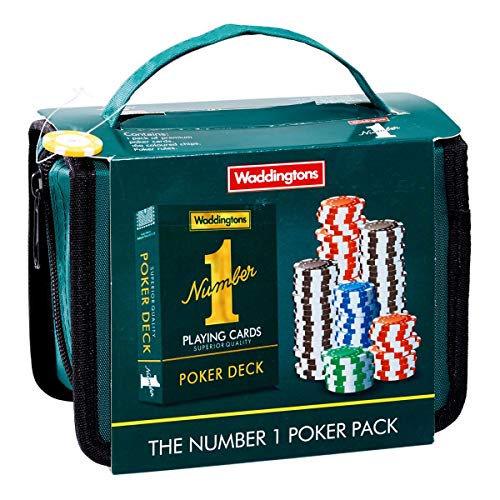Waddingtons 031196 Poker Travel Pack, grün von Waddingtons
