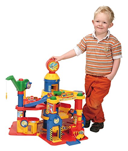 Wader Quality Toys Park Tower mit 4 Ebenen + Autos von Wader Quality Toys