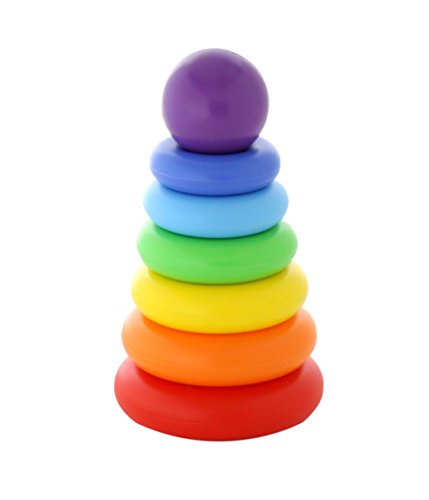 Polesie 62383 Ringpyramide Kugel, 8-TLG. von Wader Quality Toys