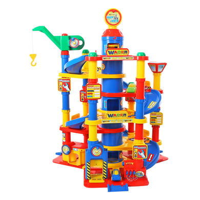 WADER QUALITY TOYS Park Tower mit 7 Ebenen und Autos von Wader Quality Toys