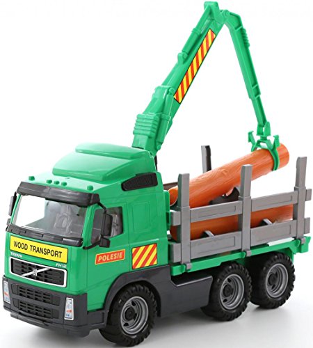 WADER Volvo Lastwagen LKW Holzfrachter mit Ladekran Holz grün WADER Volvo Lastwagen LKW Holzfrachter mit Ladekran Holz grün von Wader Quality Toys