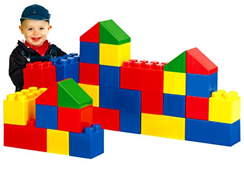 Wader 10591 - Maxi Bausteine XXL, 36 Stück Wader 10591 - Maxi Bausteine XXL, 36 Stück von Wader Toys
