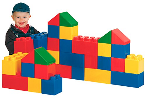 Wader Bausteine Bausteinblock XXL 36 Stück 12M+ von Wader Quality Toys