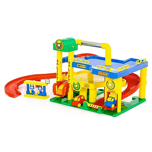 Wader Garage No.1 Parkhaus Parkgarage Autogarage von Wader Quality Toys
