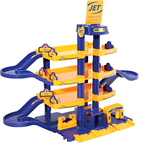 Wader Garage Jet Parkhaus Parkgarage Autogarage 4 Ebenen von Wader Quality Toys