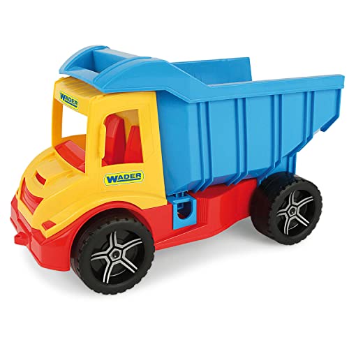 Wader 32151 - Multi Truck Kipper mit arretierbarer Mulde, Spielzeugauto ab 12 Monaten, ca. 38 cm, ideal als Geschenk zum Geburtstag, zu Ostern oder Weihnachten zum phantasievollen Spielen von Wader
