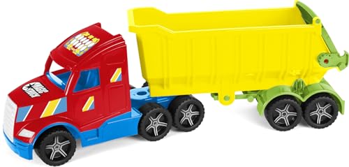 Wader 36309 - Magic Truck Kipper mit Heckklappe, Größe ca. 79 cm, für Kinder ab 3 Jahren, geeignet als Geschenk für kreatives Spielen Wader 36309 - Magic Truck Kipper mit Heckklappe, Größe ca. 79 cm, für Kinder ab 3 Jahren, geeignet als Geschenk für kreatives Spielen von Wader