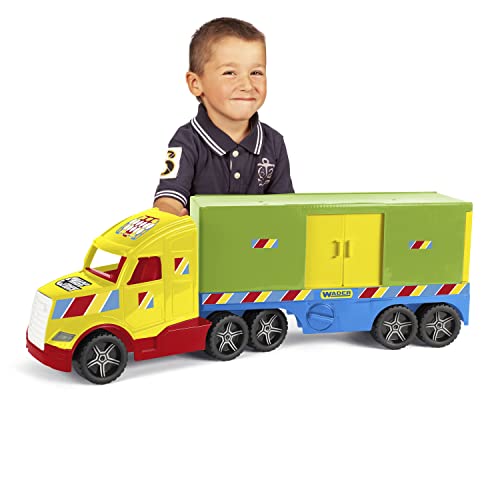 Wader 36310 - Magic Truck Container-Fahrzeug mit Seitentür, ab 3 Jahren, ca. 79 cm, ideal als Geschenk für kreatives Spielen Wader 36310 - Magic Truck Container-Fahrzeug mit Seitentür, ab 3 Jahren, ca. 79 cm, ideal als Geschenk für kreatives Spielen von Wader