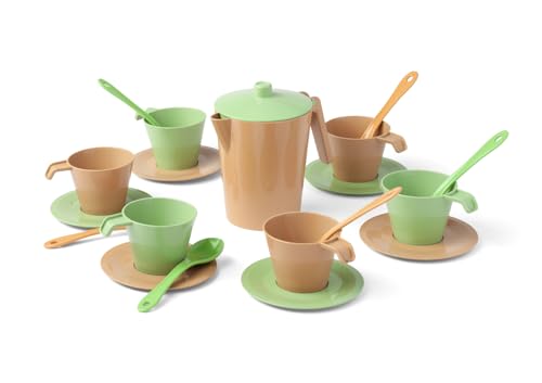 Wader 43140 - Replay Kaffee Set für 6 Personen, 20 Teile, Größe ca. 26,5 cm, für Kinder ab 12 Monaten, geeignet für Mikrowelle und Spülmaschine von Wader