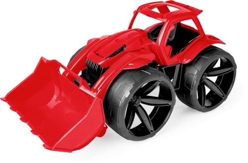 Wader 64500 - Maximus Traktor in Rot mit extra Breiten Reifen, Größe ca. 68 cm, für Kinder ab 12 Monaten, geeignet als Geschenk für kreatives Spielen Wader 64500 - Maximus Traktor in Rot mit extra Breiten Reifen, Größe ca. 68 cm, für Kinder ab 12 Monaten, geeignet als Geschenk für kreatives Spielen von Wader