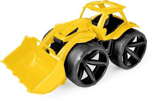 Wader 64530 - Maximus Traktor in Gelb mit extra Breiten Reifen, Größe ca. 68 cm, für Kinder ab 12 Monaten, geeignet als Geschenk für kreatives Spielen Wader 64530 - Maximus Traktor in Gelb mit extra Breiten Reifen, Größe ca. 68 cm, für Kinder ab 12 Monaten, geeignet als Geschenk für kreatives Spielen von Wader