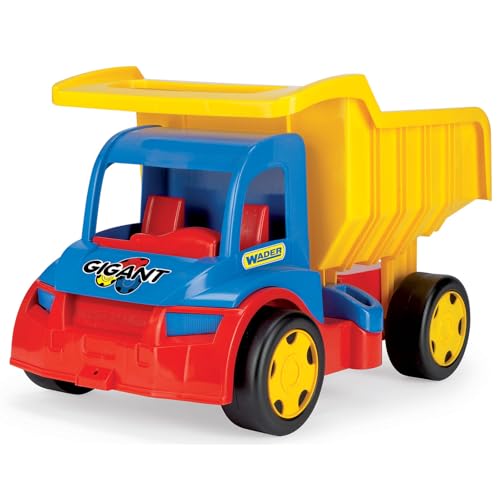 Wader 65009 - Gigant Kipper mit feststellbarer Mulde, Größe ca. 55 cm, belastbar bis 150 kg, für Kinder ab 12 Monaten, geeignet als Geschenk für kreatives Spielen Wader 65009 - Gigant Kipper mit feststellbarer Mulde, Größe ca. 55 cm, belastbar bis 150 kg, für Kinder ab 12 Monaten, geeignet als Geschenk für kreatives Spielen von Wader