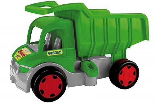 Wader 65015 - Gigant Kipper mit arretierbarer Mulde, ab 12 Monaten, belastbar bis 150 kg, ca. 55 cm, mehrfarbig, ideal als Geschenk für kreatives Spielen Wader 65015 - Gigant Kipper mit arretierbarer Mulde, ab 12 Monaten, belastbar bis 150 kg, ca. 55 cm, mehrfarbig, ideal als Geschenk für kreatives Spielen von Wader