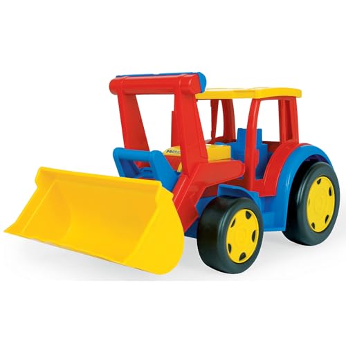 Wader 66009 - Gigant Sitztraktor mit großer Frontschaufel, Größe ca. 60 cm, belastbar bis 100 kg, für Kinder ab 12 Monaten, geeignet als Geschenk für kreatives Spielen Wader 66009 - Gigant Sitztraktor mit großer Frontschaufel, Größe ca. 60 cm, belastbar bis 100 kg, für Kinder ab 12 Monaten, geeignet als Geschenk für kreatives Spielen von Wader