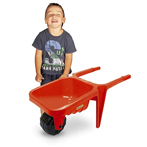 Wader 74802 - Gigant rote Schubkarre, bis 100 kg belastbar, ca. 77 x 34 x 32 cm groß, ab 12 Monaten, ideal für Garten, Sandkasten, Strand oder als Geschenk für kreatives Spielen Wader 74802 - Gigant rote Schubkarre, bis 100 kg belastbar, ca. 77 x 34 x 32 cm groß, ab 12 Monaten, ideal für Garten, Sandkasten, Strand oder als Geschenk für kreatives Spielen von Wader