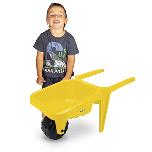 Wader 74803 - Gigant gelbe Schubkarre, bis 100 kg belastbar, ca. 77 x 34 x 32 cm groß, ab 12 Monaten, ideal für Garten, Sandkasten, Strand oder als Geschenk für kreatives Spielen Wader 74803 - Gigant gelbe Schubkarre, bis 100 kg belastbar, ca. 77 x 34 x 32 cm groß, ab 12 Monaten, ideal für Garten, Sandkasten, Strand oder als Geschenk für kreatives Spielen von Wader