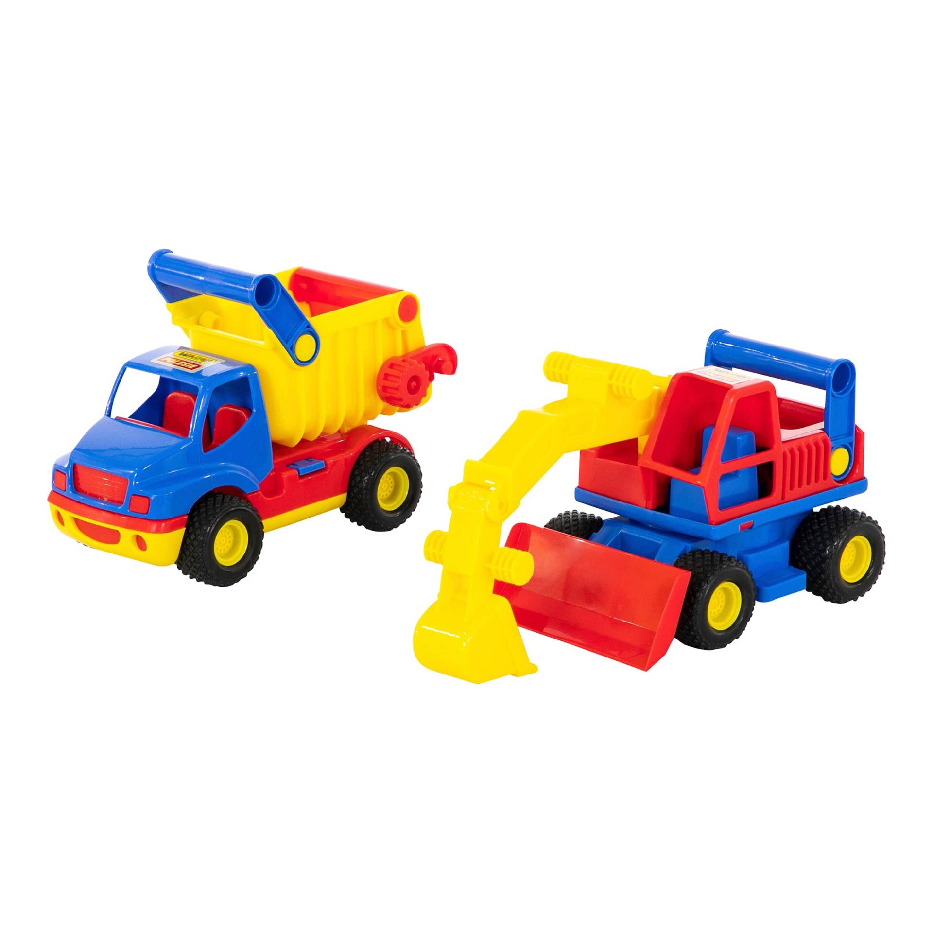 Wader ConsTruck Muldenkipper und Bagger sortiert von Wader