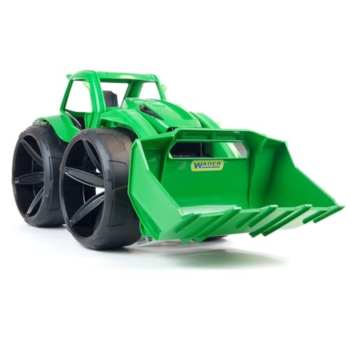 Wader Maximus Bulldozer Bagger, großes Spielzeug, Haus, Garten, Strand, Grün von Wader