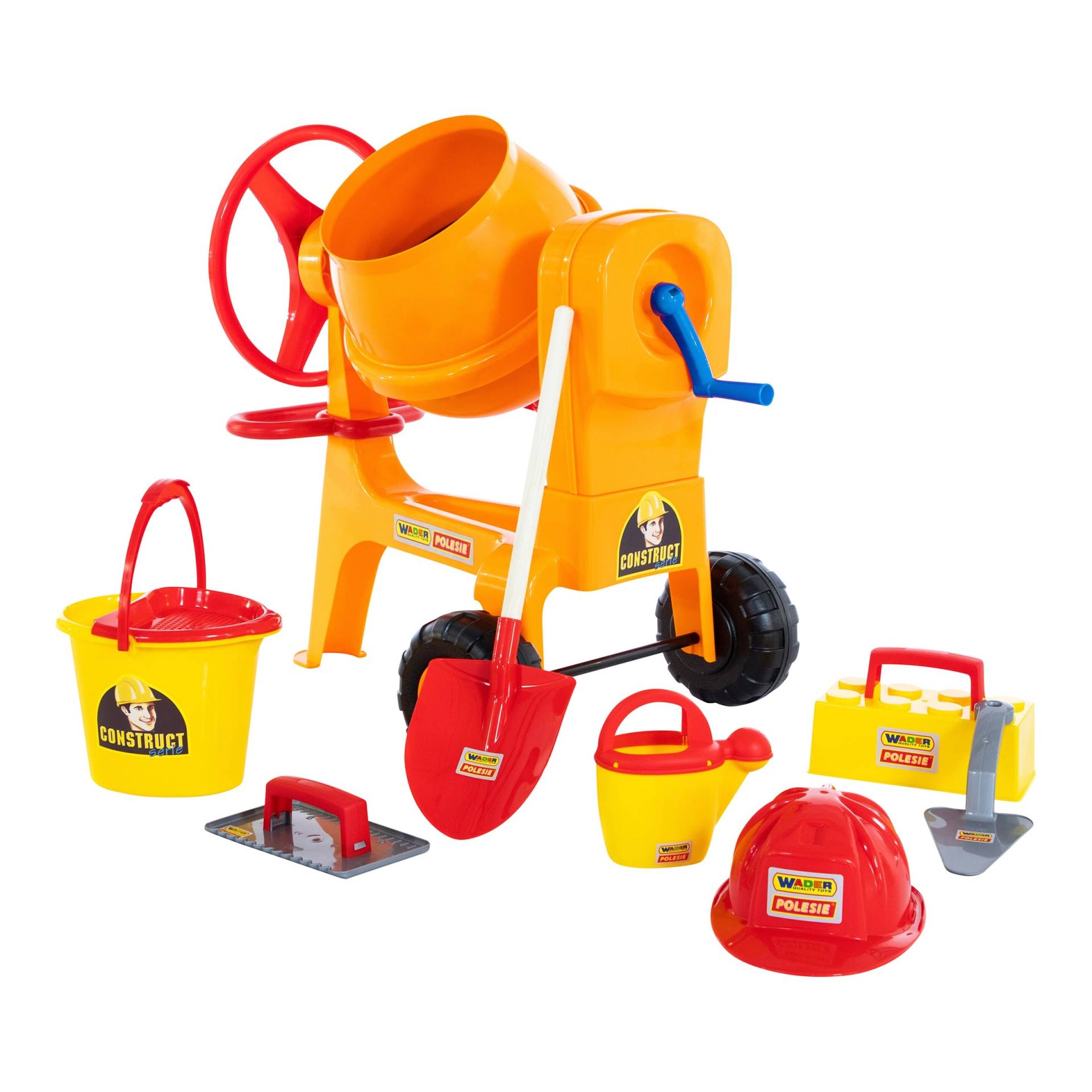 Wader Mischmaschine mit Baustellen-Set 8-tlg. Wader Mischmaschine mit Baustellen-Set 8-tlg. von Wader