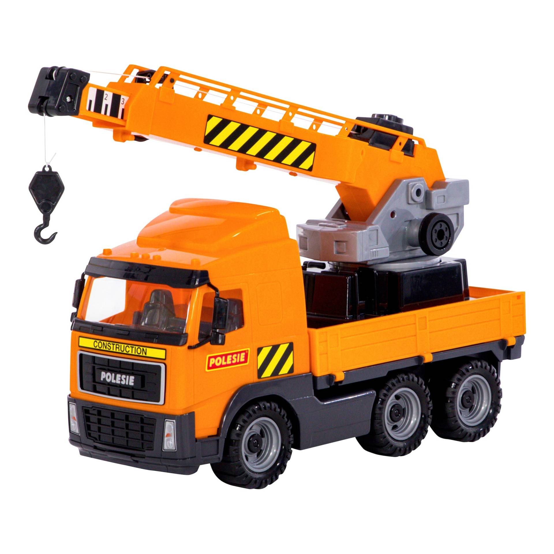 Wader PowerTruck mit Kran auf Wendeplattform von Wader