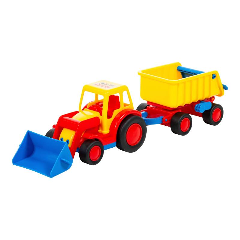 Wader Traktor mit Hänger Basics sortiert von Wader
