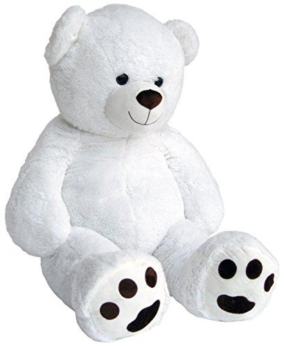 Wagner 9042 - Riesen XXL Teddybär 170 cm Gross in Weiss - Plüschbär Kuschelbär Teddy Bär 1,70 m von Wagner·Stofftiere