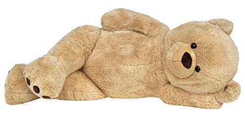 Wagner 9051 - Riesen XXL Teddybär 160 cm groß in hell-braun - Plüschbär Kuschelbär Teddy Bär in beige 1,60 m von Wagner·Stofftiere