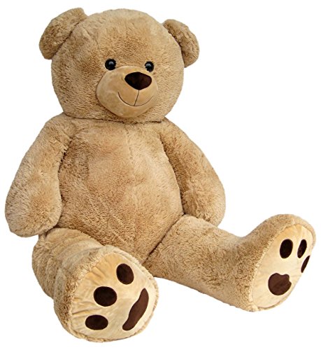 Wagner 9050 - Riesen XXL Teddybär 170 cm groß in hell-braun - Plüschbär Kuschelbär Teddy Bär in beige 1,70 m von Wagner·Stofftiere